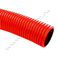 Двустенная гофрированная труба NASHORN d63мм (красная)