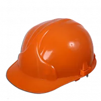 Каска строительная (оранжевая)