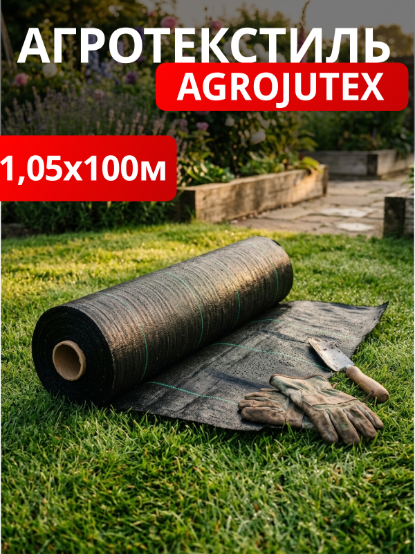Агротекстиль Agrojutex 130 (черный)