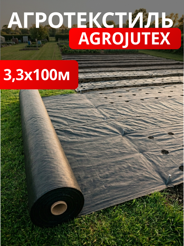 Агротекстиль Agrojutex 130 (черный)