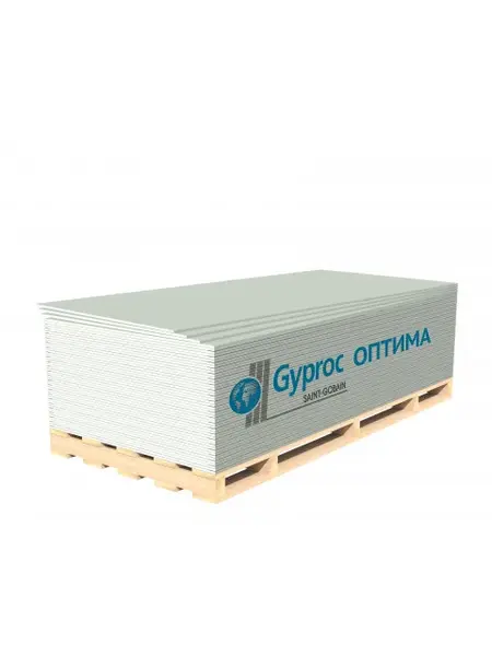 Гипсокартон ГКЛ 12,5х1200х2500мм, Gyproc