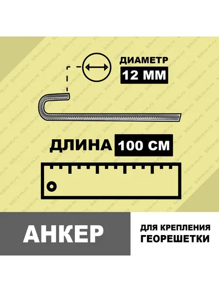 Анкер металлический 12/100