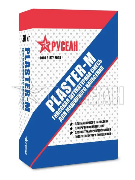 Гипсовая штукатурка для машинного нанесения PLASTER-М
