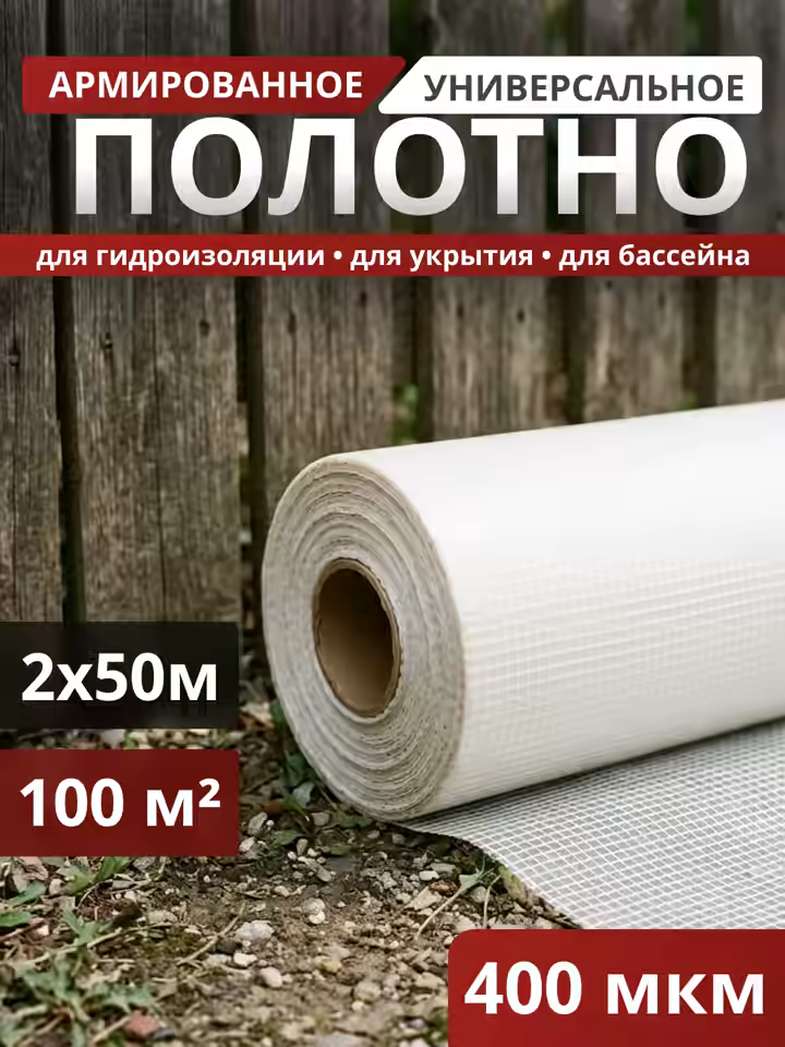 Полотно армированное 400 мкм
